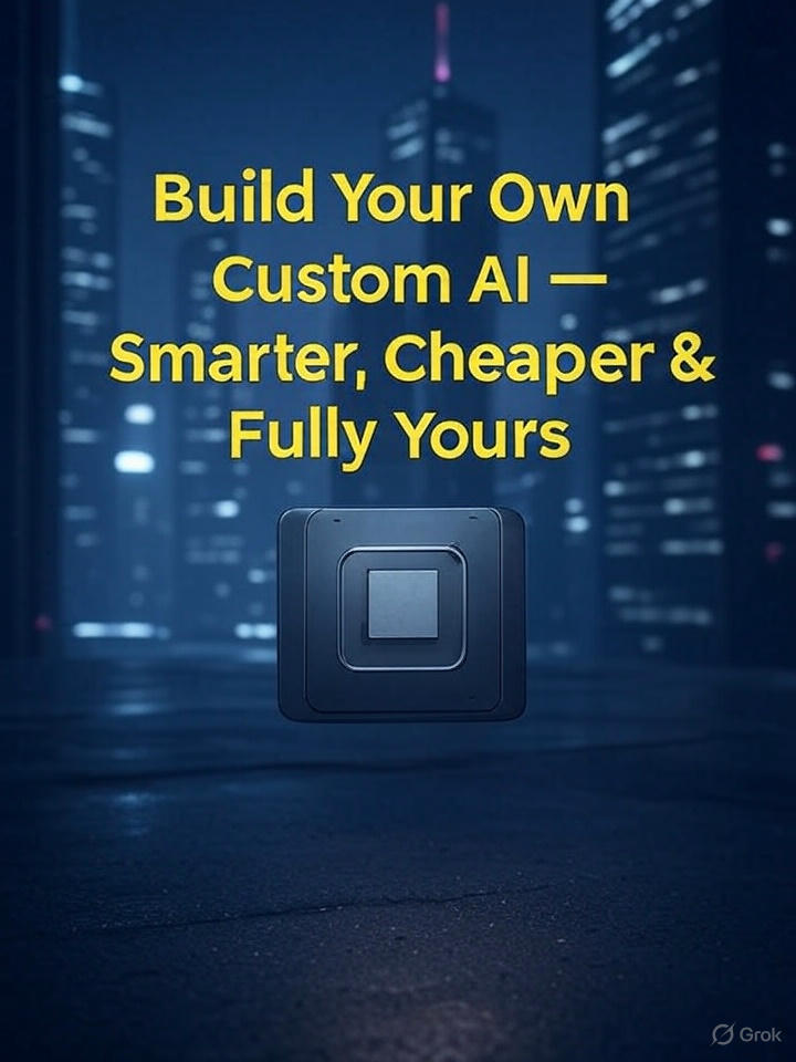 🚀 Build Your Own Custom AI — Smarter, Cheaper & Fully Yours