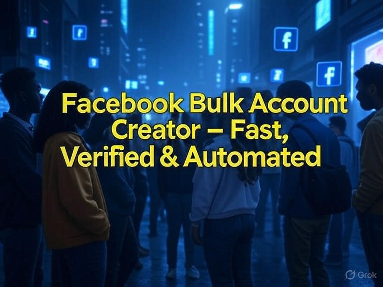 🔥 Facebook Bulk Account Creator – Fast, Verified & Automated